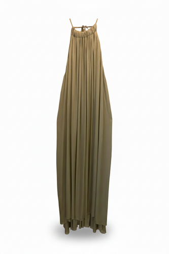 TRON110-VESTIDO ORO SILK RAYON-5500