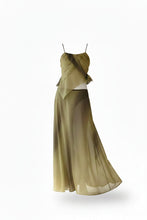 MAJ04-MARY JANE-ADELE SET TRANSPARENTE - 100% SILK GEORGE -S13650