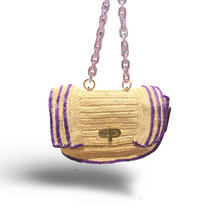 DES84-DESIERTO V-CLUTCH PETALO PAJA  -S4900