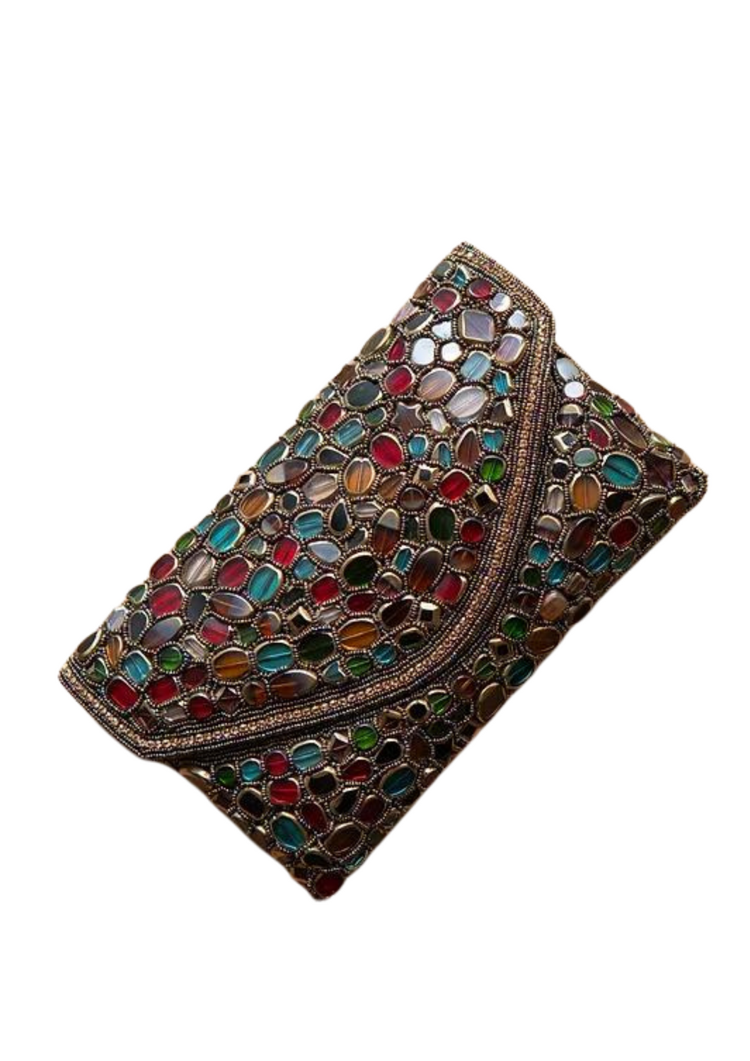 STEN14-STELLA-FULL STONE CLUTCH-S5000