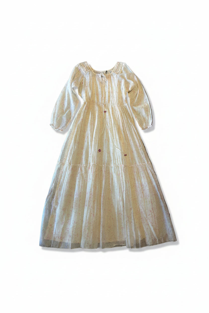 OLE13-OLEO-VESTIDO LARGO BLANCO-S8883