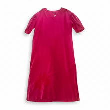 BON05-BONITA-VESTIDO LARGO LINO MANGA GLOBO-S4582