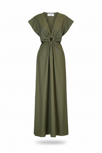 CLAN30-CLAUDE-CARMEN DRESS LINO-S6825
