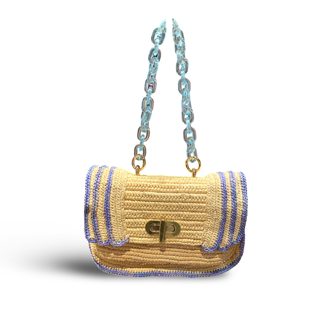 DES94-DESIERTO G-CLUTCH PETALO PAJA GRANDE-S6165