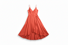 CLAN35-CLAUDE-ALEX DRESS LINEN LONG -S7665