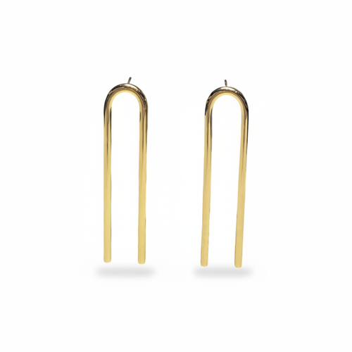 FELN42-FELINA-ARETES TUBULAR U-S4900