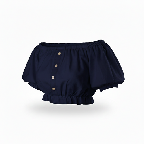 CLAN42-CLAUDE-CAMILA TOP LINEN- S2625