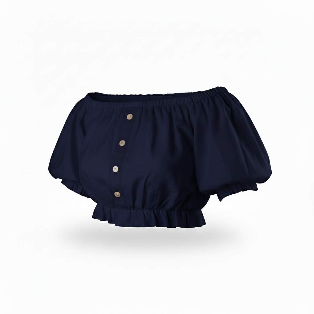 CLAN42-CLAUDE-CAMILA TOP LINEN- S2625