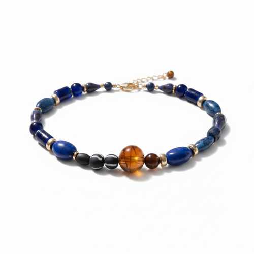 DES112-DESIERTO-COLLAR BRETON AZUL-S4630