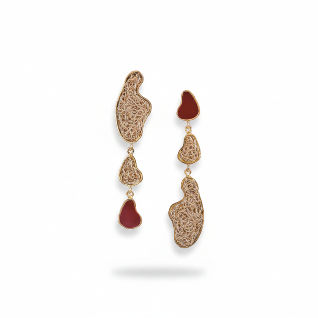 DMLN72-DANIELA MILLAN-ARETES SCULTURE ESMALTE-S4960