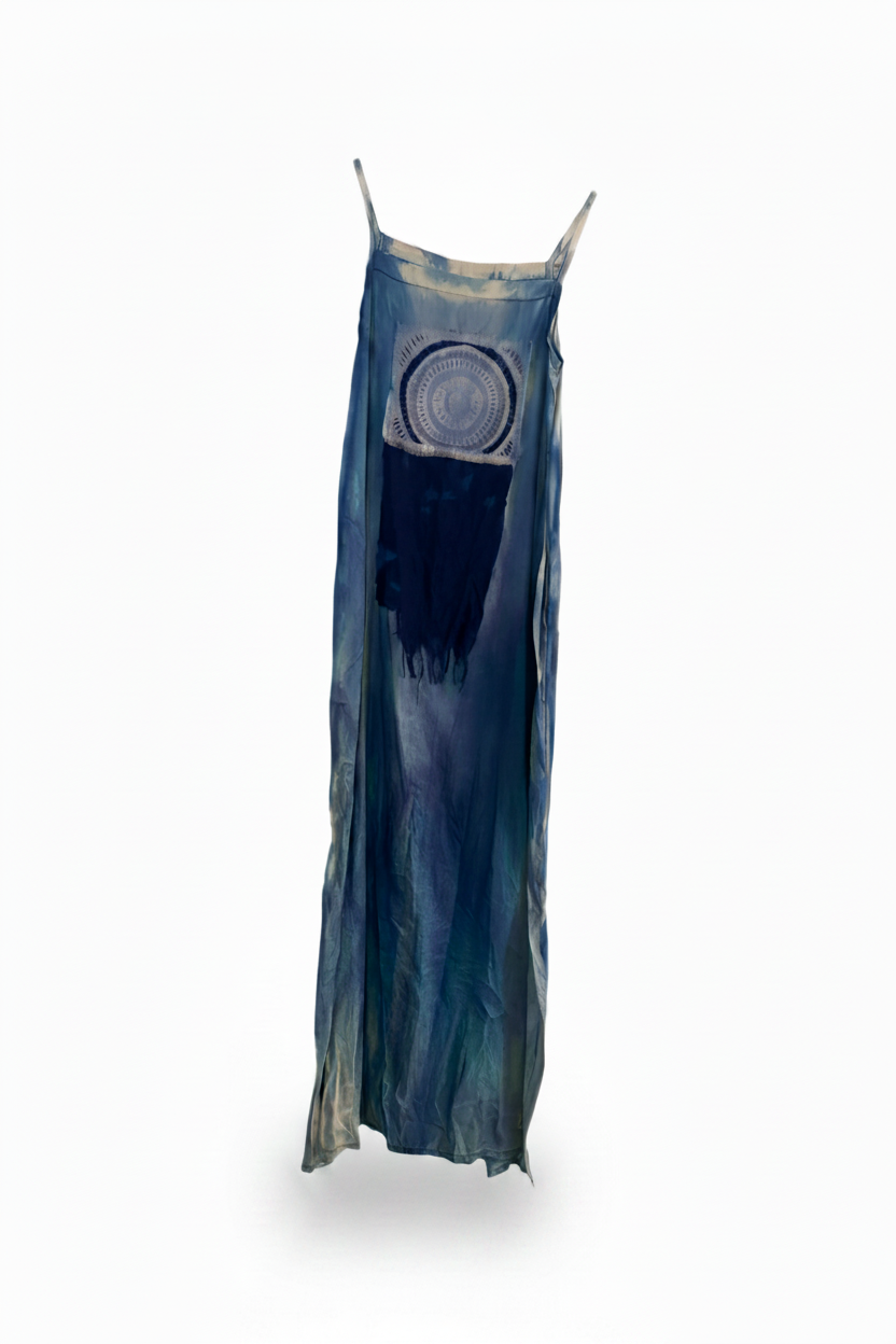 ALER31-ALEJANDRA RAW-VESTIDO YURIKO BORDADO CON CINTURON-S5900