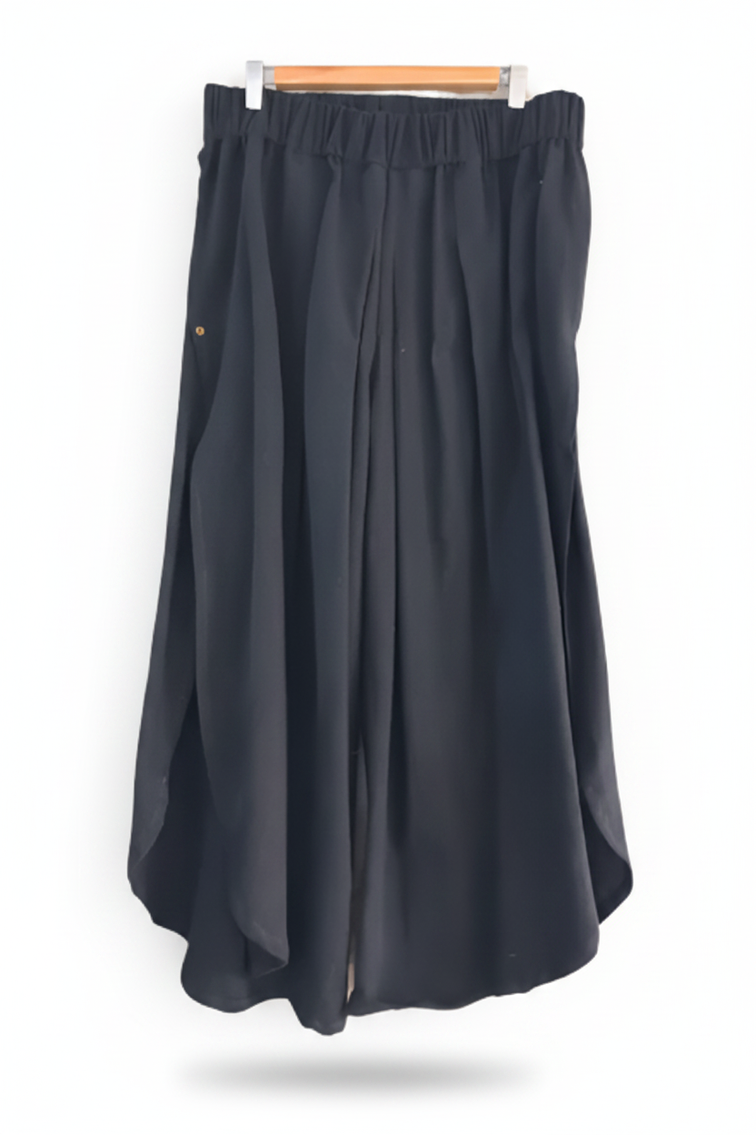 ALER30-ALEJANDRA RAW-PANTALON #12 MANTA LINO NEGRO-S2549