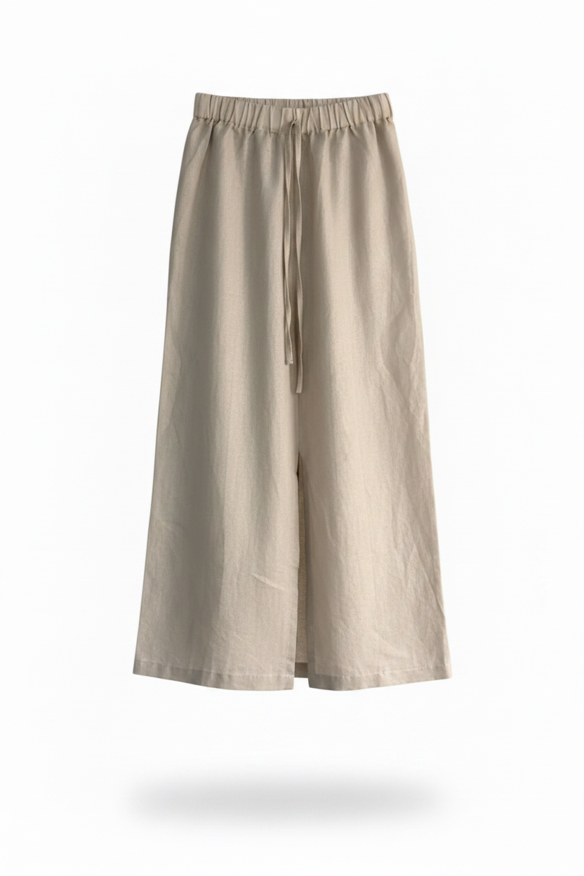 ALER24-ALEJANDRA RAW-PANTALON EASY LINO CRUDO-S3200