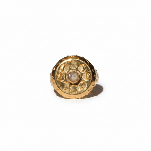 MAN122-MANI MAALAI-ANILLO FACES DE LUNA -S2890