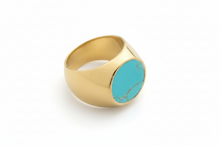 FELN116-ANILLO SELLO REDONDO LAPIZLAZUI-S4200
