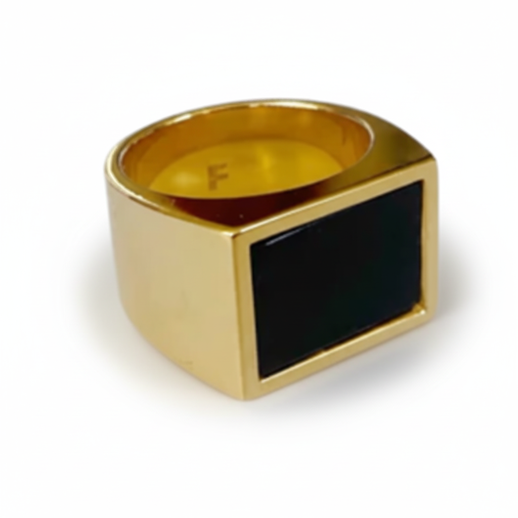FELN65-FELINA-ANILLO SELLO RECTÁNGULO-S4200