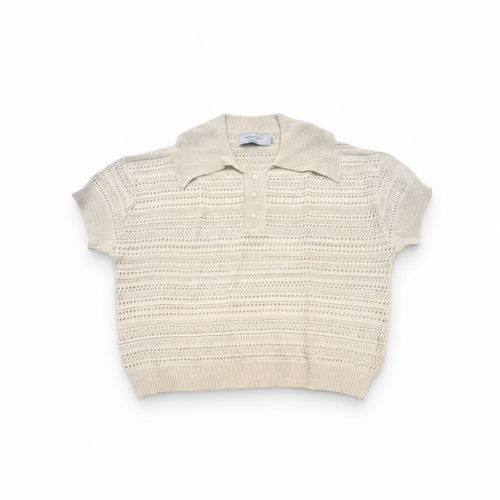 OLM28- OLMOS Y FLORES- PLAYERA TEJIDA CUELLO- S1900