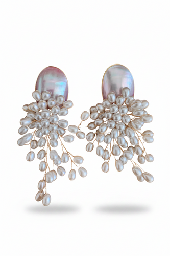 LUP101-LUCIA PIÑA-ARETES DE MADRE PERLA CON PERLA SINTÉTICA-S1624