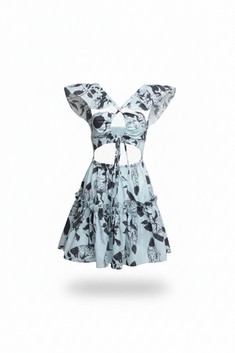 OLM43-OLMOS Y FLORES- MINI VESTIDO PECES- S3400