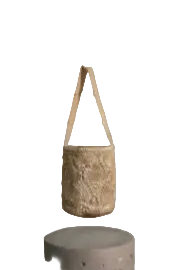 VERN43-VERDI-MOCHILA SS PINEAPPLE / GOLD RD - BEIGE	-S19210