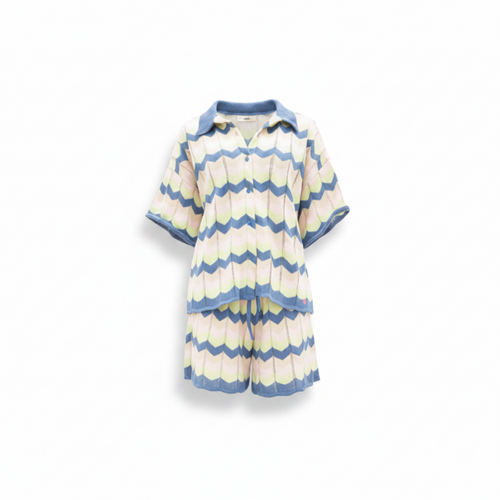 ANYU31-ANNAISS YUCRA- ZIG ZAG MATCHA SET-S5500