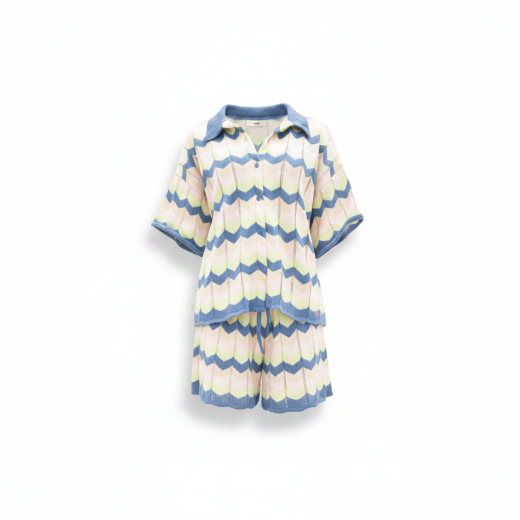 ANYU31-ANNAISS YUCRA- ZIG ZAG MATCHA SET-S5500