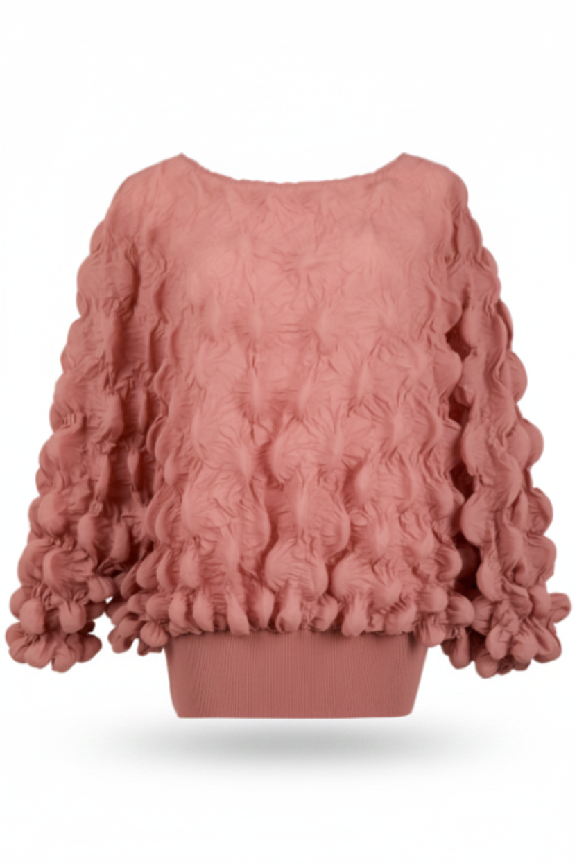 NICO03-NICOLETTA-MICHOACANA SHIBORI-INSPIRED BLOUSE- FDR-MB27-S3900