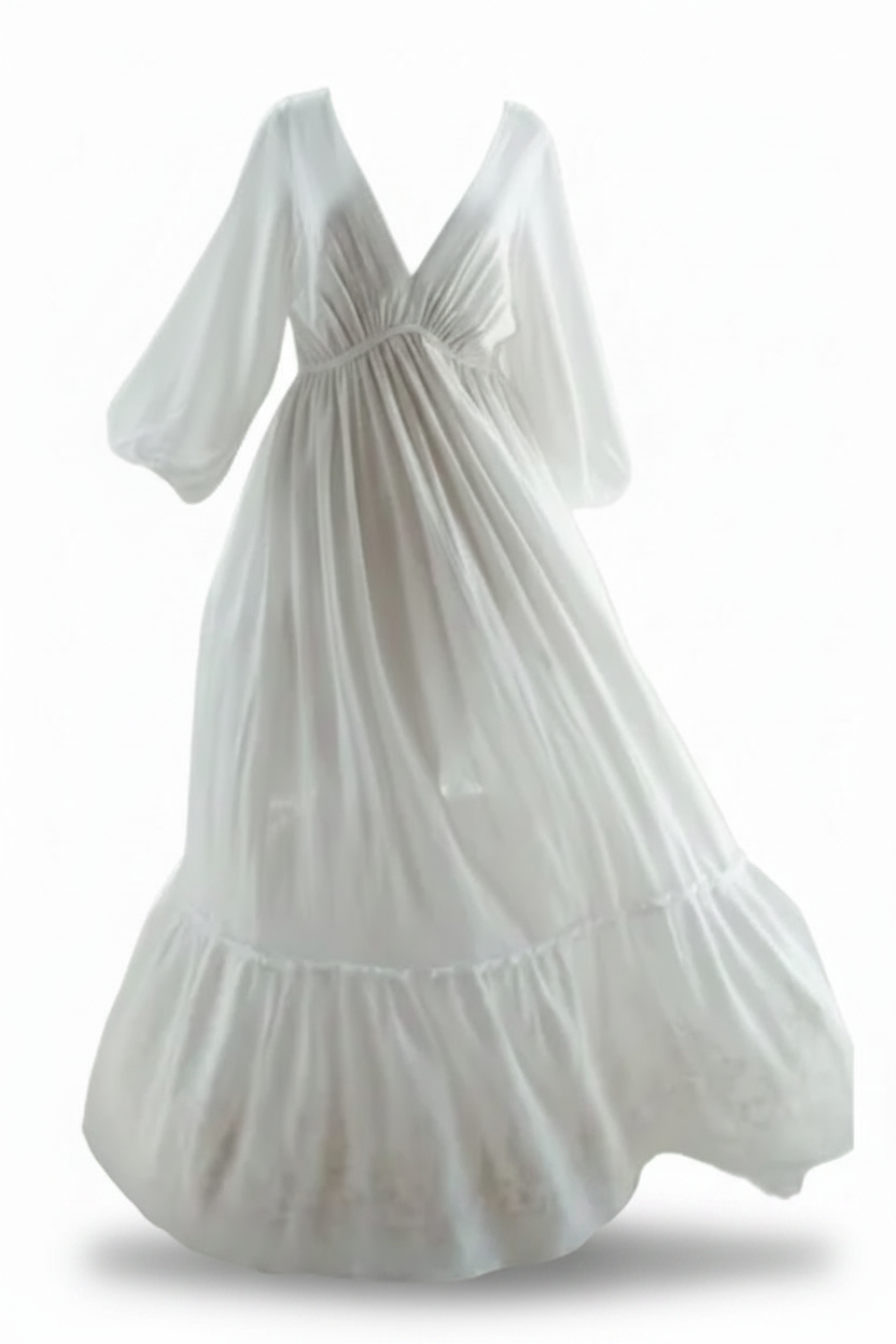 CLAN75-CLAUDE-OLIVIA DRESS LINEN-S7350
