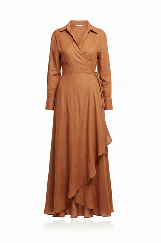 CLAN60-CLAUDE-NATALIA DRESS LINEN-S8295