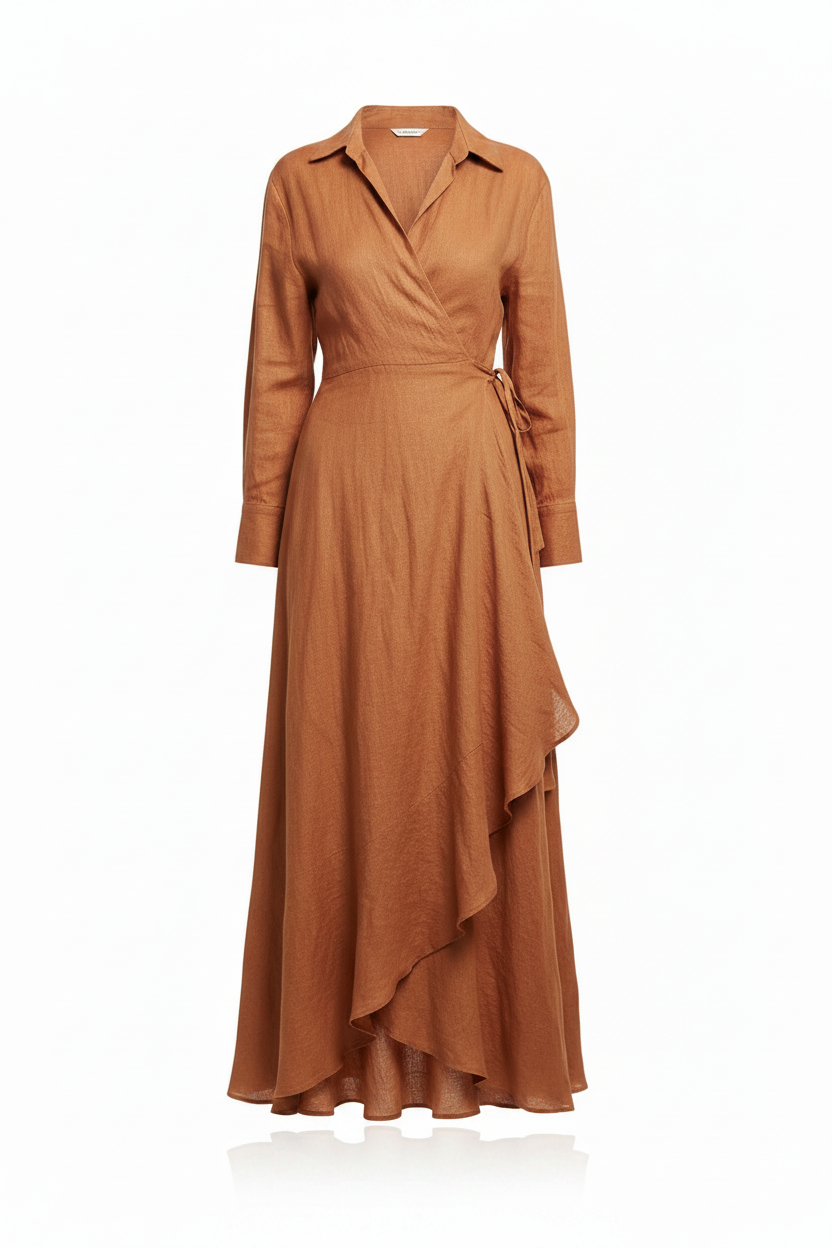 CLAN60-CLAUDE-NATALIA DRESS LINEN-S8295