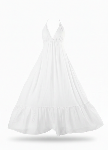 CLAN59-CLAUDE-WHITNEY DRESS SHORT LINEN-S5145