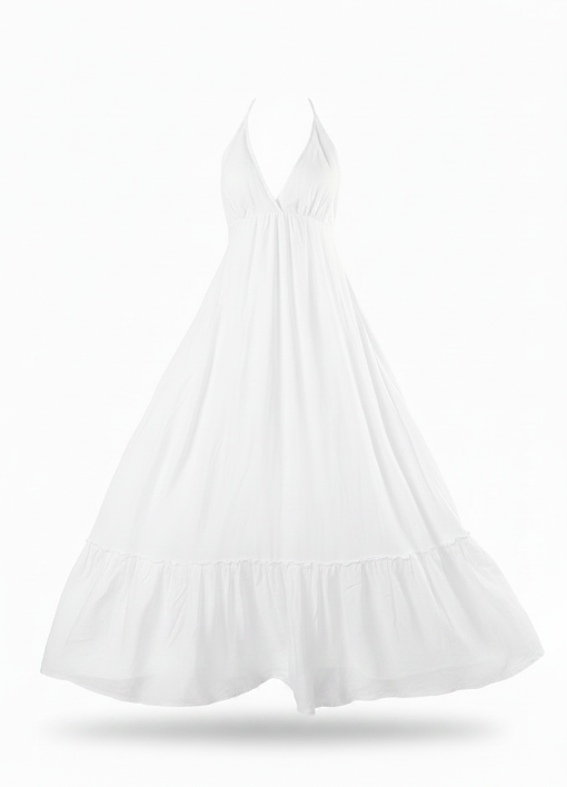 CLAN59-CLAUDE-WHITNEY DRESS SHORT LINEN-S5145