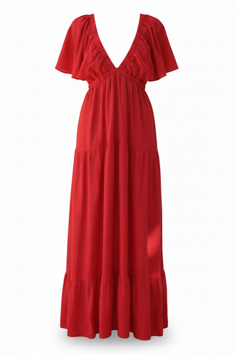 CLAN56-CLAUDE-ISABELLA DRESS LINEN-S6720