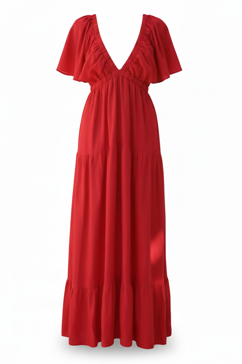 CLAN56-CLAUDE-ISABELLA DRESS LINEN-S6720