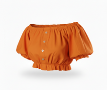 CLAN42-CLAUDE-CAMILA TOP LINEN- S2625