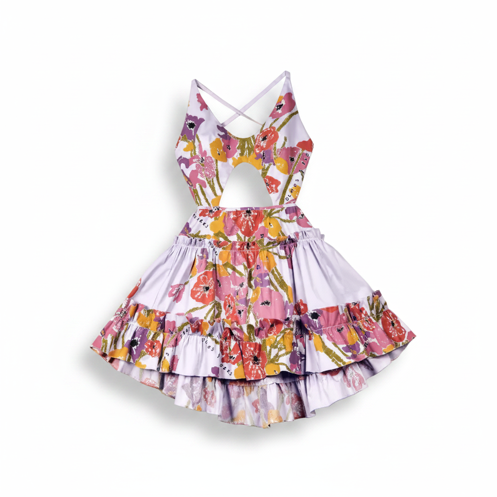 OLM13- OLMOS Y FLORES- MINI VESTIDO LILYS
