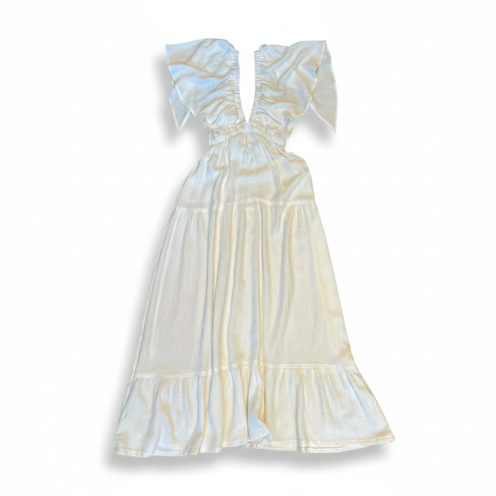 CLAN57-CLAUDE-ISABELLA DRESS LINEN 2-S8295