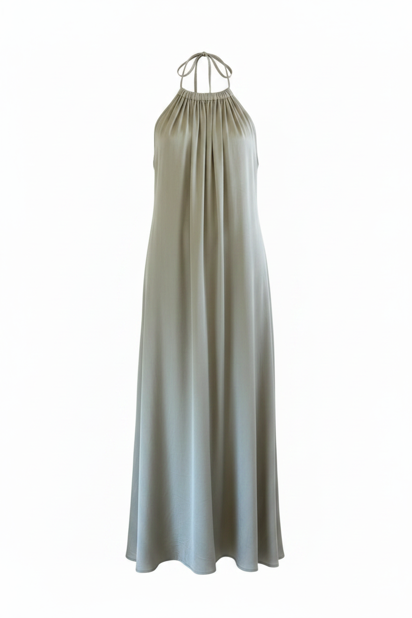 TRON110-VESTIDO ORO SILK RAYON-5500
