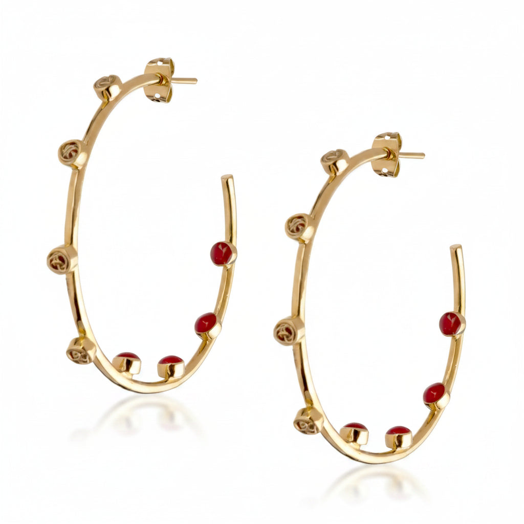DMLN35-DANIELA MILLAN-ARETES ROMANCE DORADOS(ARVO12)-S3600