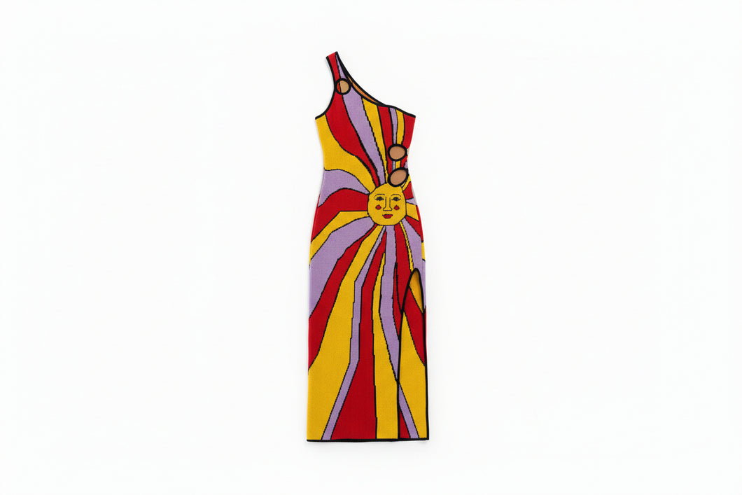 ANYU22-ANNAISS YUCRA-SUNNY HEAT LONG DRESS-S5300