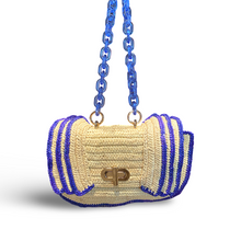 DES84-DESIERTO V-CLUTCH PETALO PAJA  -S4900
