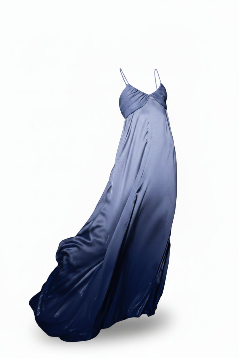 MAJ06-MARY JANE-FLAMINGO DRESS - 100% SILK-S13440
