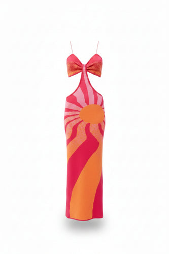 ANYU25-ANNAISS YUCRA- SUNSHINE CUT-OUT DRESS -S5500