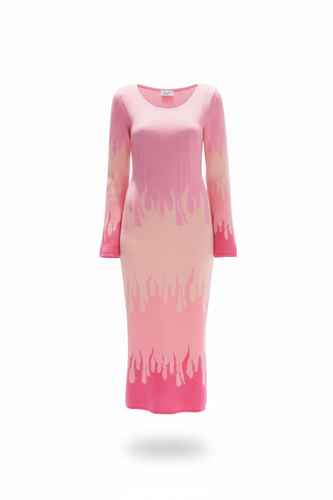 ANYU08-ANNAISS YUCRA-PINK FLAME DRESS-S5000