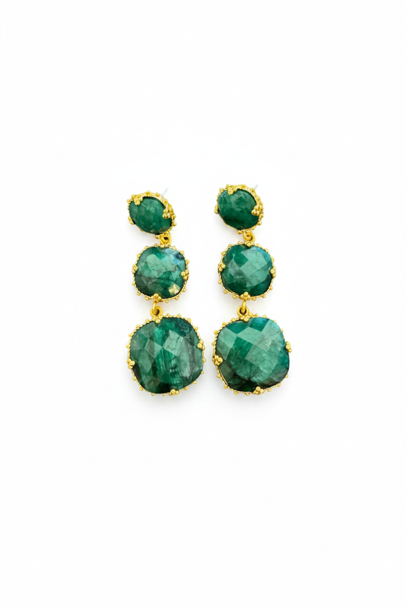 NAMM05-NAMMOS-ARETES FLECHA GRANDE 2 PIEDRAS-S1667