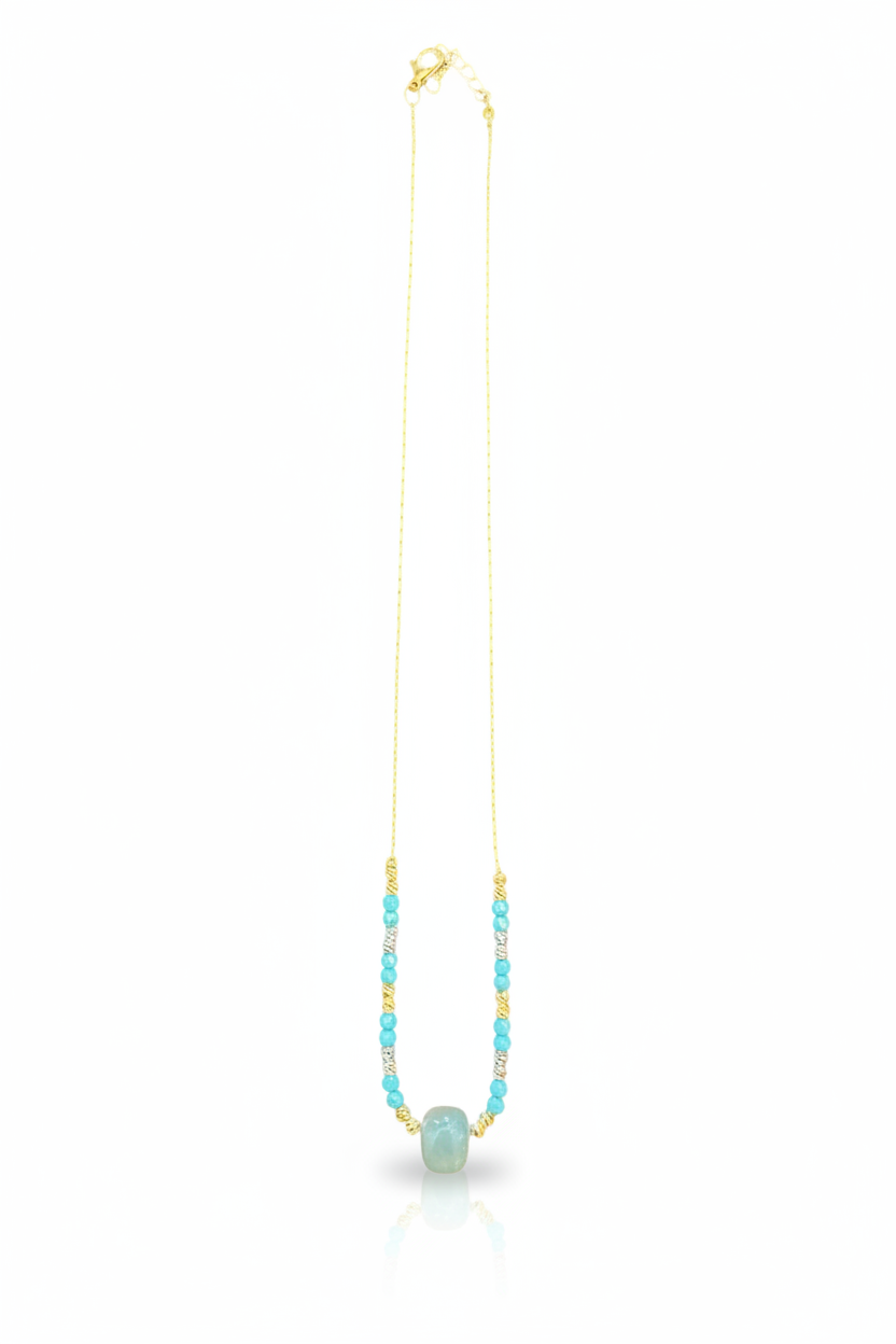 NAMM45-PIEDRAS AZULES CON ROCAS MINI CADENA -S667