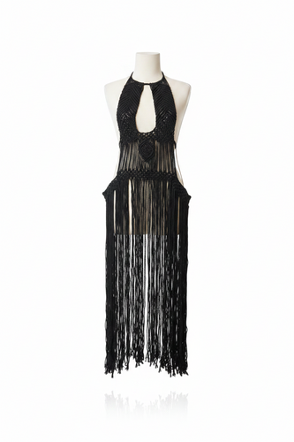 DMAR05-DIOSA MAR-CROCHER TOP / NEGRO -F5000
