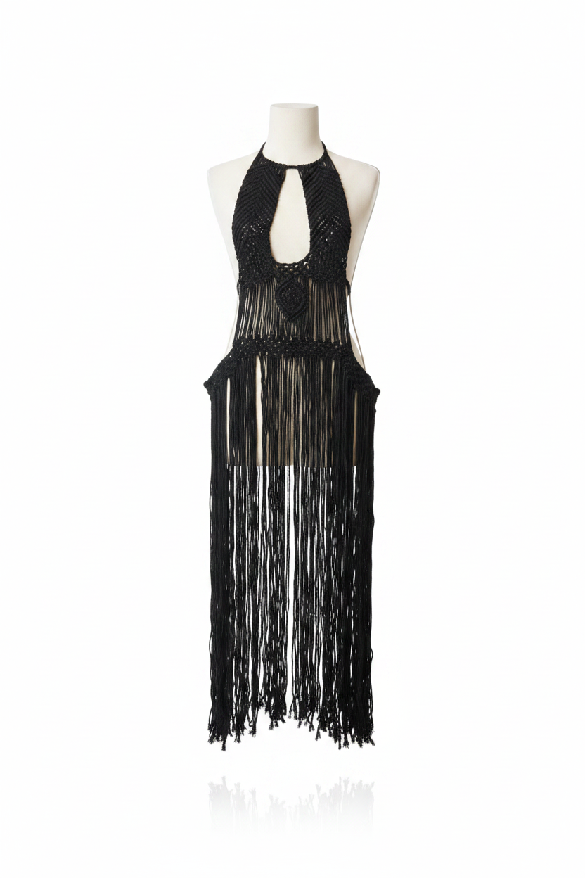 DMAR05-DIOSA MAR-CROCHER TOP / NEGRO -F5000