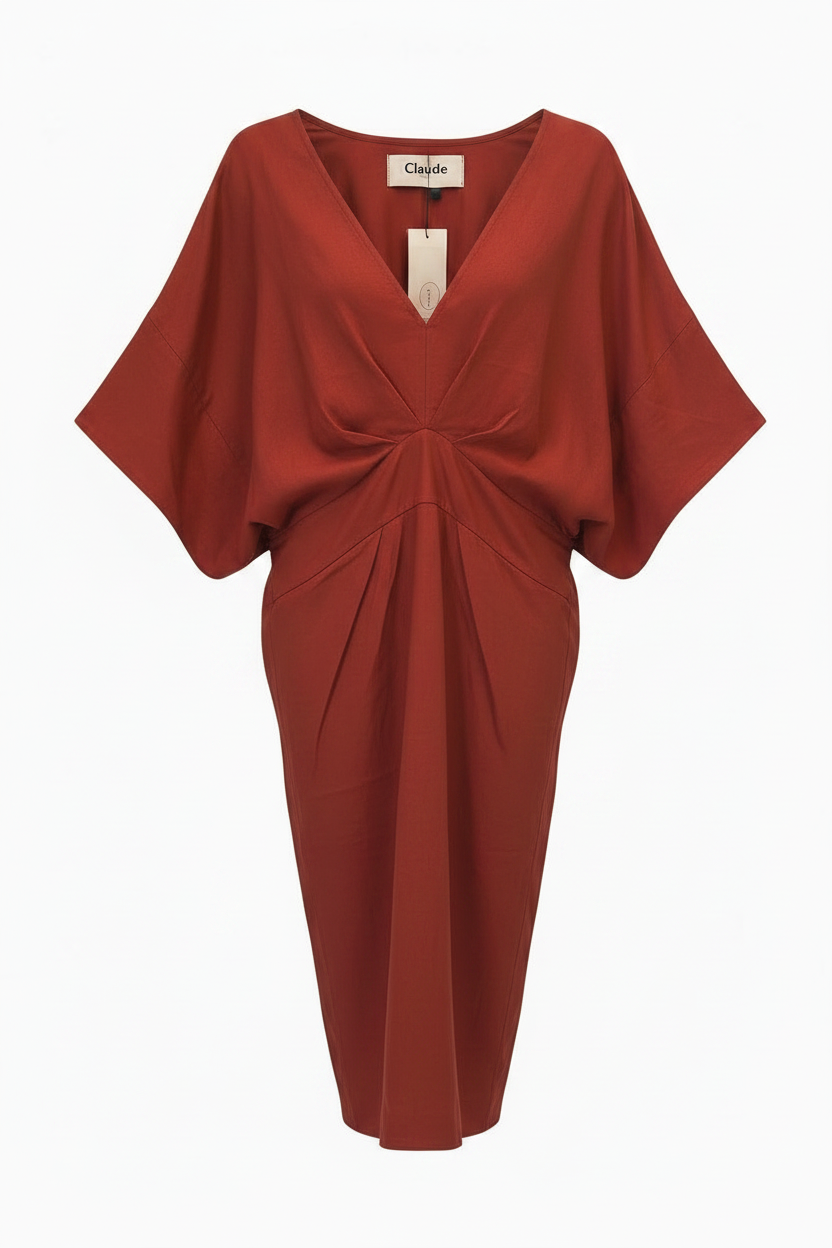 CLAN67-CLAUDE-JENNA DRESS LINEN-S6825