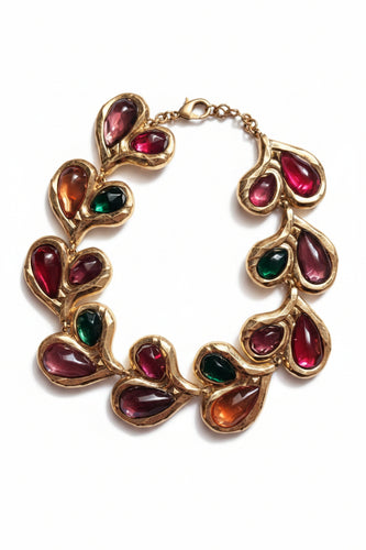 NAMM86-NAMMOS-COLLAR PIEDRAS COLORES CORAZONES-S1557